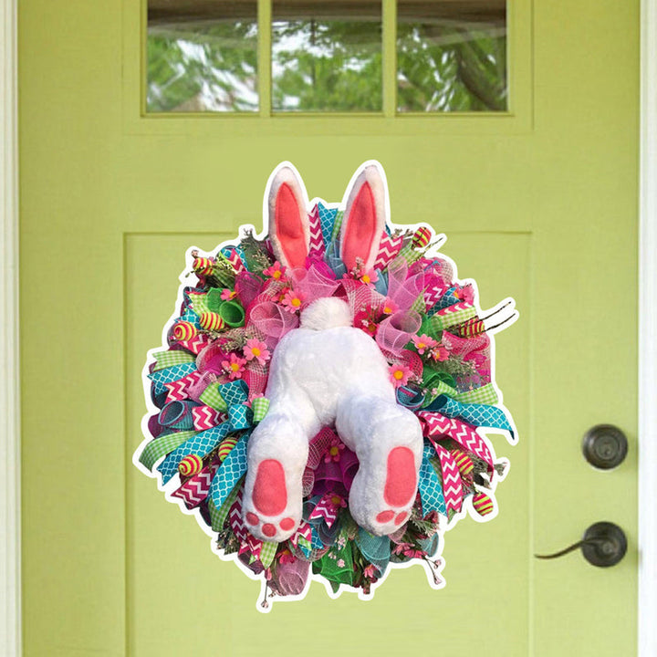 Lisslune | Easter Bunny Wreath Sticker