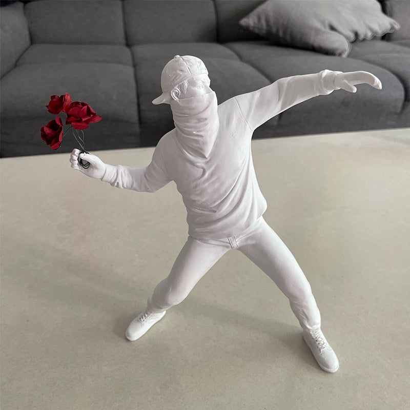 Lisslune | Banksy Flower Rioter Ornament