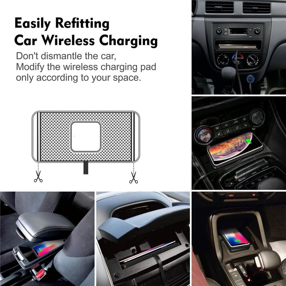 Lisslune | 15W Car Wireless Charger Mat