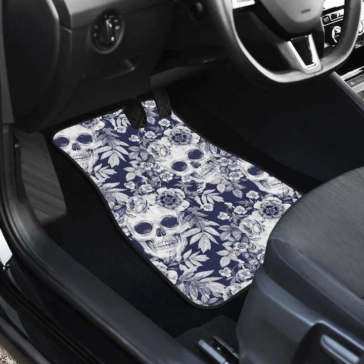 Lisslune | Chic Skull Floral Picture Mats