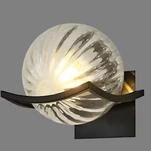 Lisslune | Modern LED Wall Lamp with Glass Panel