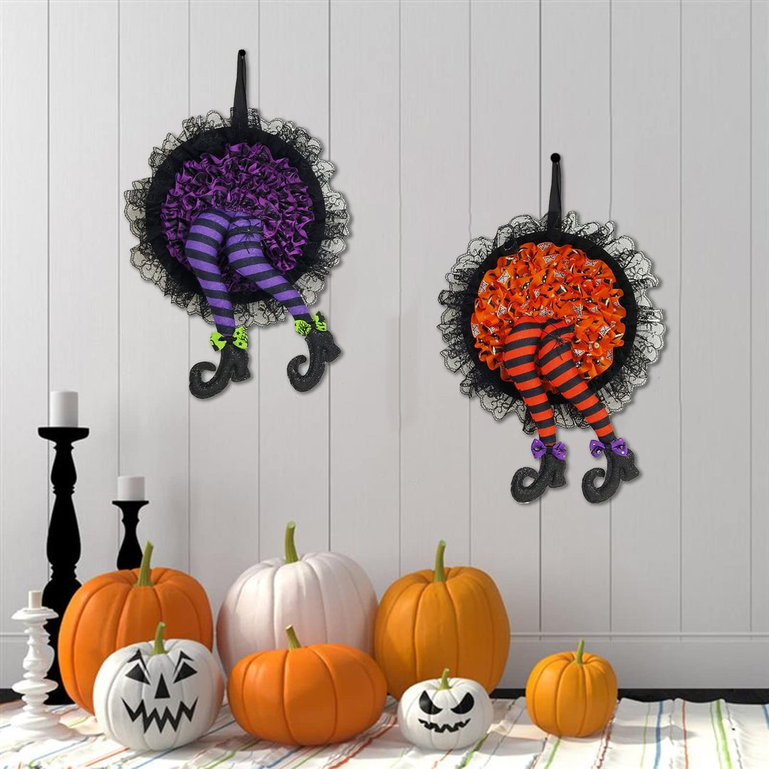 Lisslune | Halloween Witch Long Leg Wreath