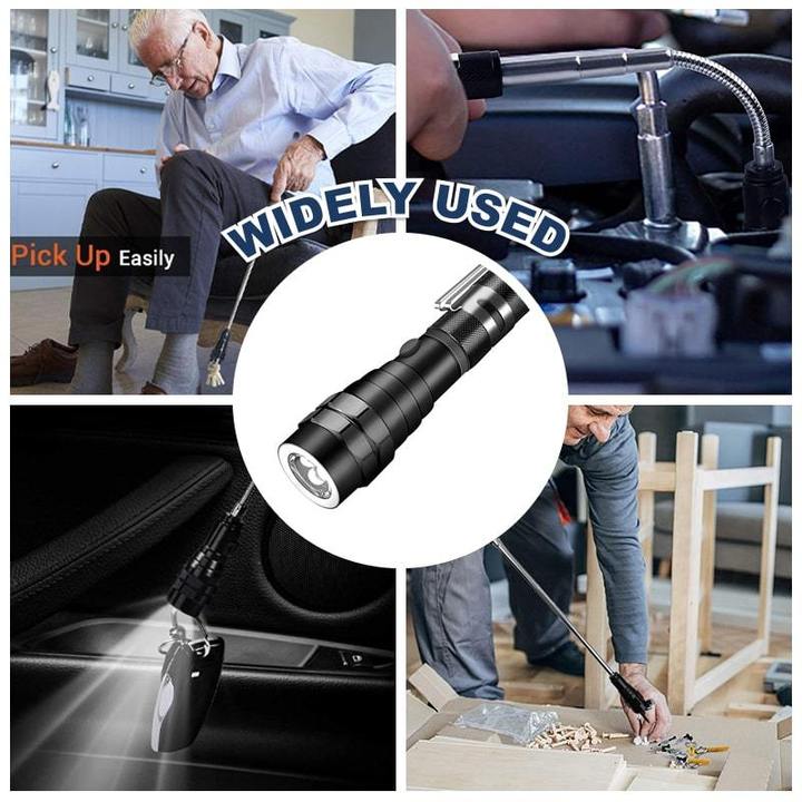 Lisslune | Telescopic Magnetic Pickup Flashlight