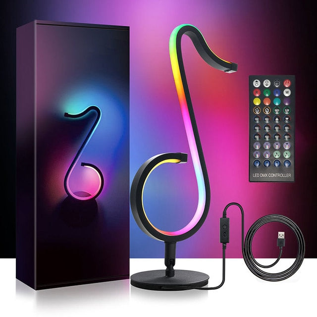 Lisslune | LumeTune - RGB LED Notebook Lamp with Remote Control