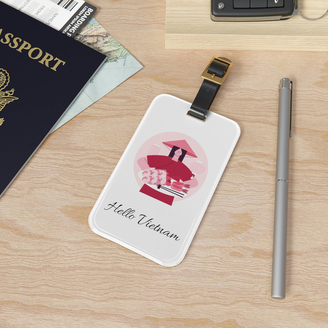 Lisslune | Personalized Elegant Acrylic Luggage Tag Collection: Travel with Flair