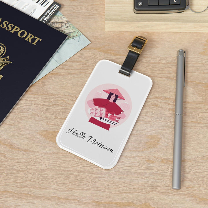 Lisslune | Personalized Elegant Acrylic Luggage Tag Collection: Travel with Flair