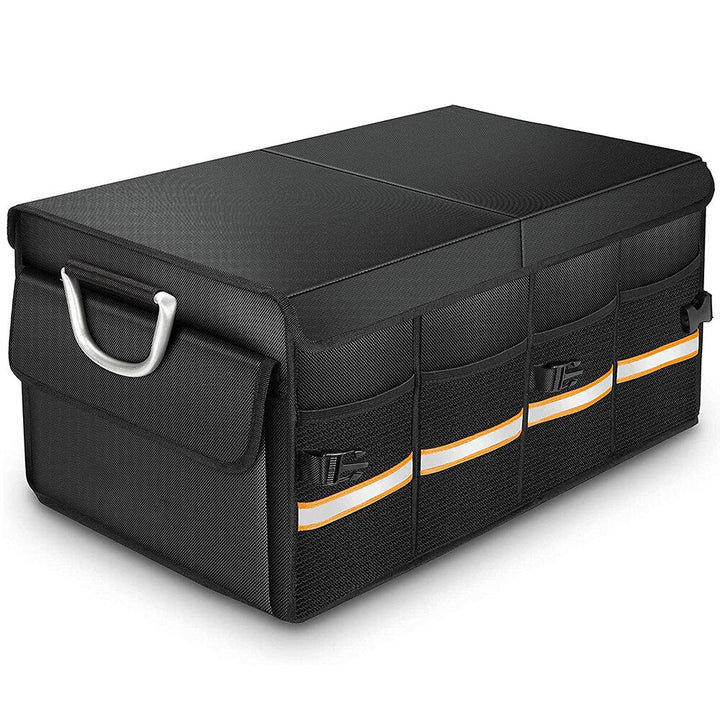Lisslune | Car Trunk Organizer Foldable Cover Durable Sturdy Thickened Plate Collapsible Trunk Storage Box