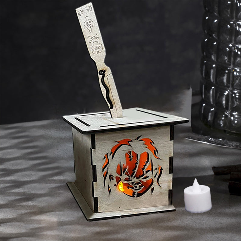 Lisslune | Horror figure Jack Lantern wood decoration