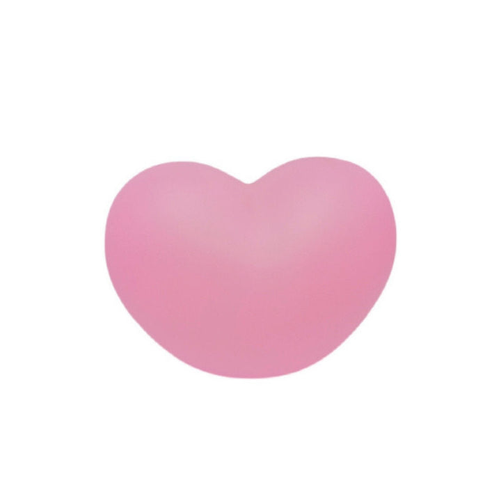 Lisslune | LuvSphere Silicone LED Night Light | Heart-Shaped Design | Table Lamp | Warm Mood Light | Decorative