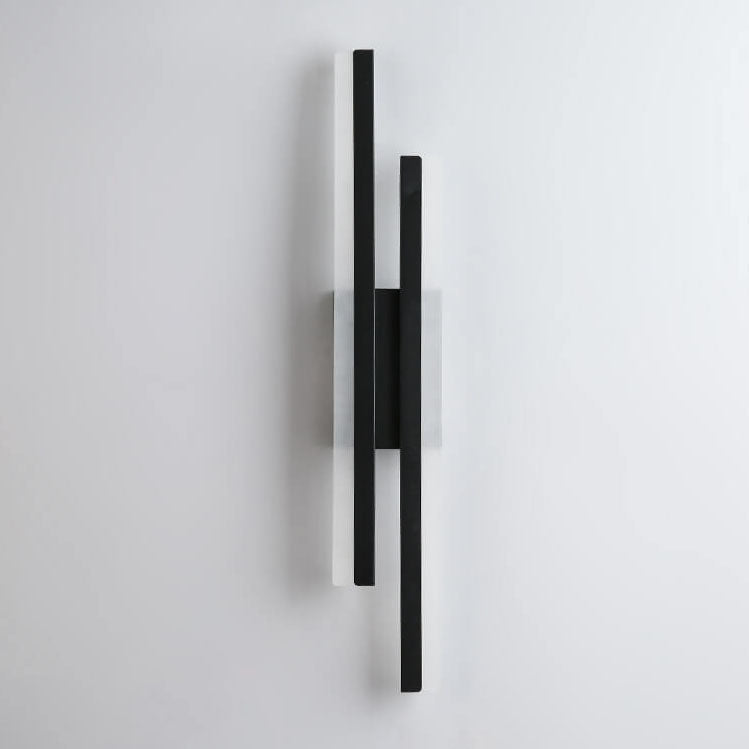 Lisslune | LuxLine Modern LED Wall Lamp | Minimalist Design | Iron & Acrylic | Dimmable Light