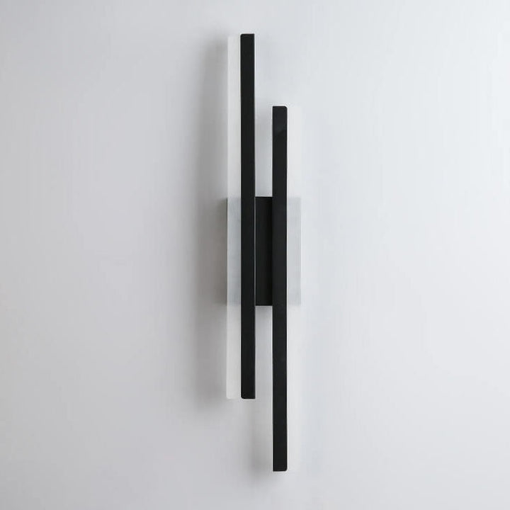 Lisslune | LuxLine Modern LED Wall Lamp | Minimalist Design | Iron & Acrylic | Dimmable Light