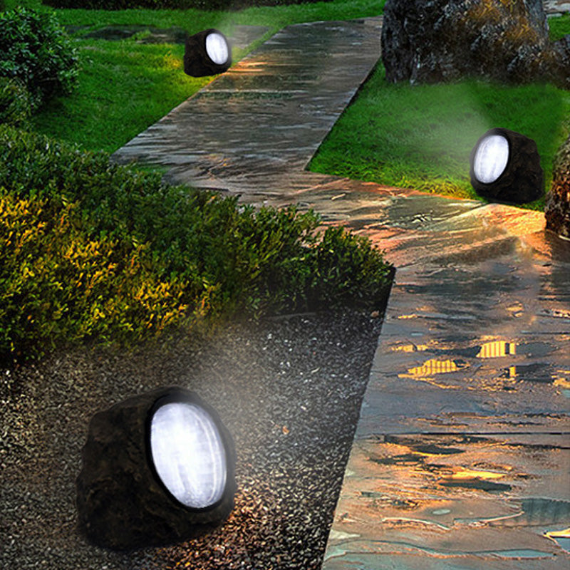 Lisslune | Solar Outdoor Lawn Decorative Stone Lights