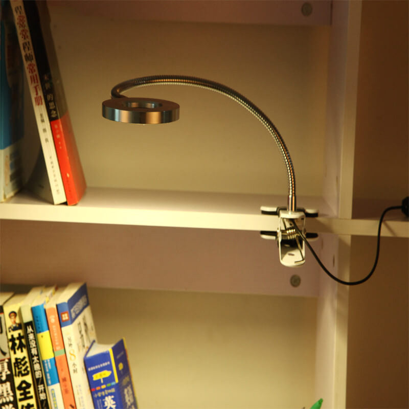 Lisslune | Creative simple USB pants button LED reading clip desk lamp