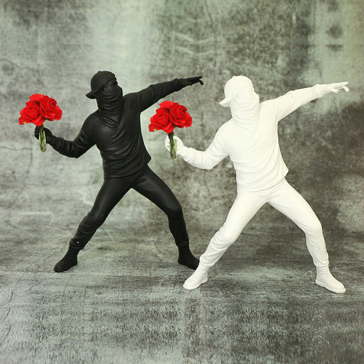 Lisslune | Banksy Flower Rioter Ornament