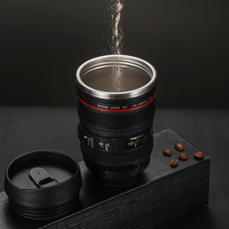 Lisslune | Camera Lens Inspired Insulated Cup Coffee Mug