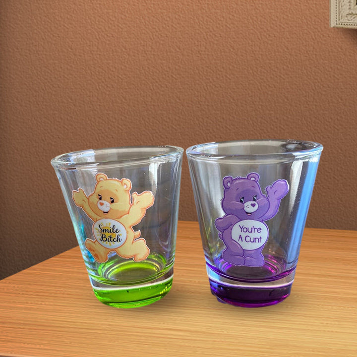 Lisslune | Swear Bears Shot Glasses, 6 Pieces