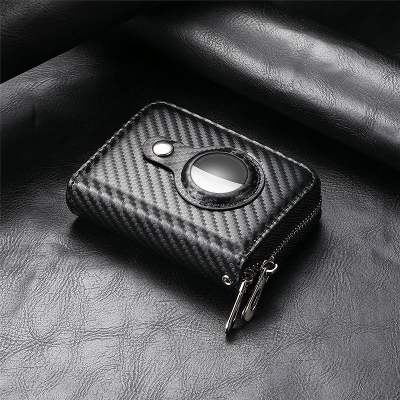 Lisslune | Intelligent AirTag-Zip RFID Leather Wallet