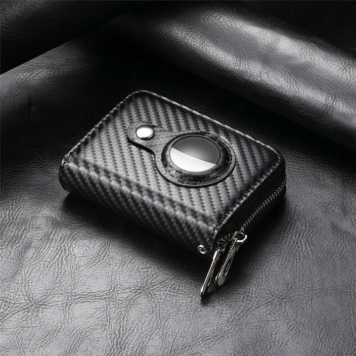 Lisslune | Intelligent AirTag-Zip RFID Leather Wallet