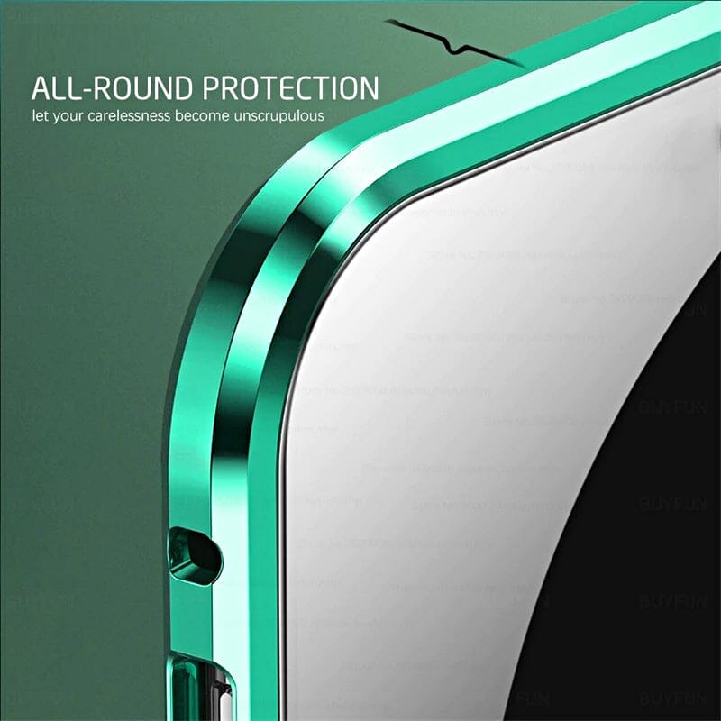Lisslune | Magnetic tempered glass double-sided phone case for Samsung