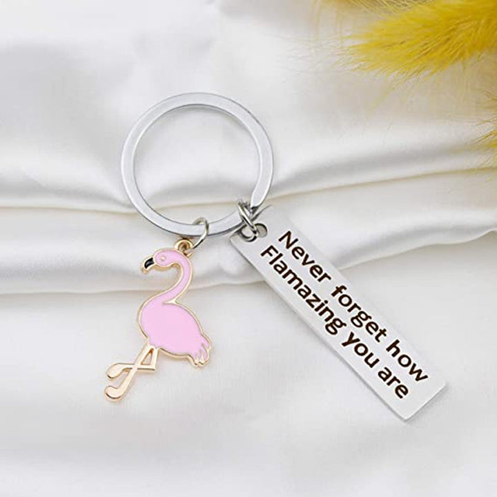 Lisslune | Motivational Flamingo Keychain