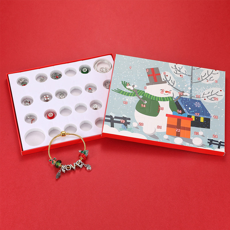 Lisslune | 24 Days Countdown Calendar DIY Christmas Advent Calendar Bracelet Set