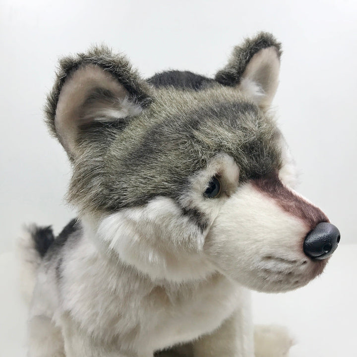Lisslune | Gray Wolf Plush Toy