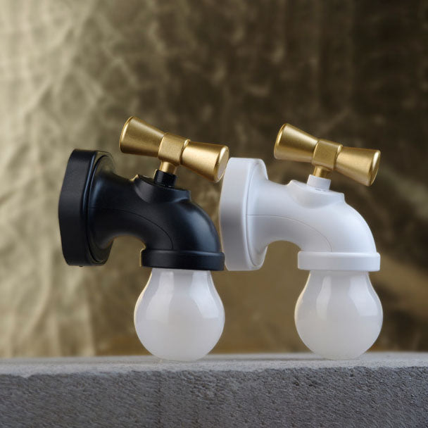 Lisslune | Modern creative faucet ABS PC USB LED night light wall lamp