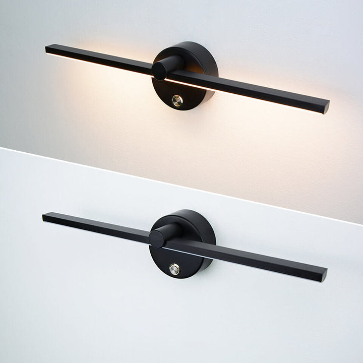 Lisslune | Nordic Minimalist Aluminium Long Bar Switch LED Mirror Wall Light Lamp