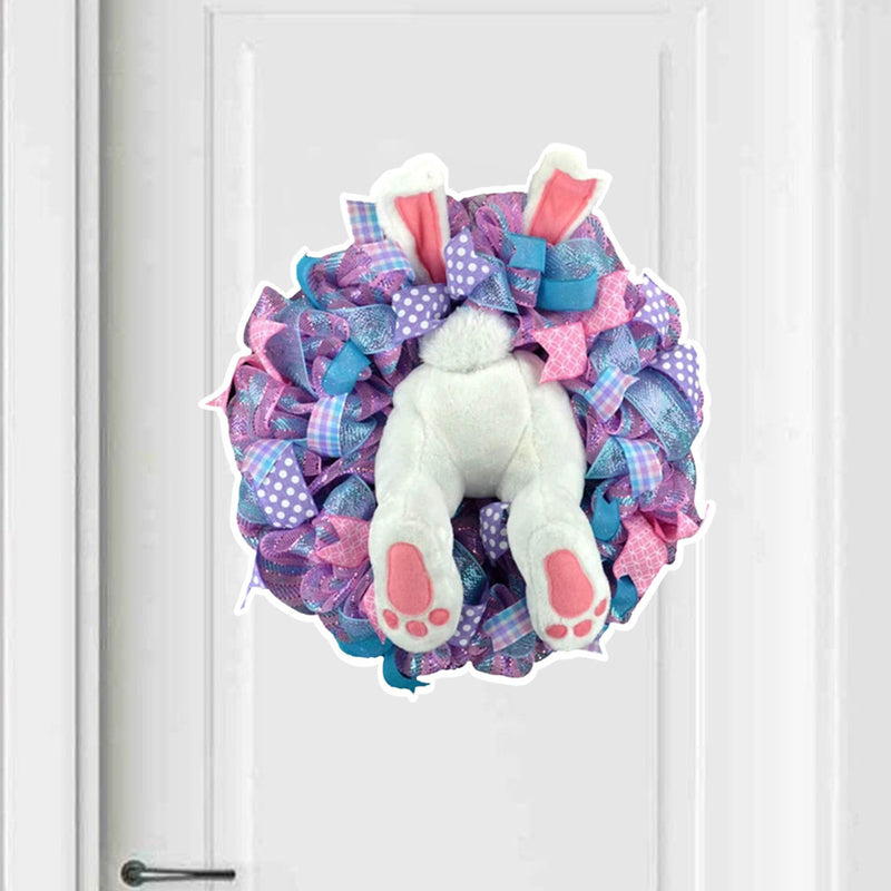 Lisslune | Easter Bunny Wreath Sticker