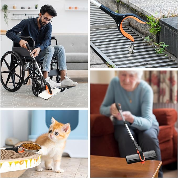 Lisslune | Foldable Grabber With 360° Swivel Clip