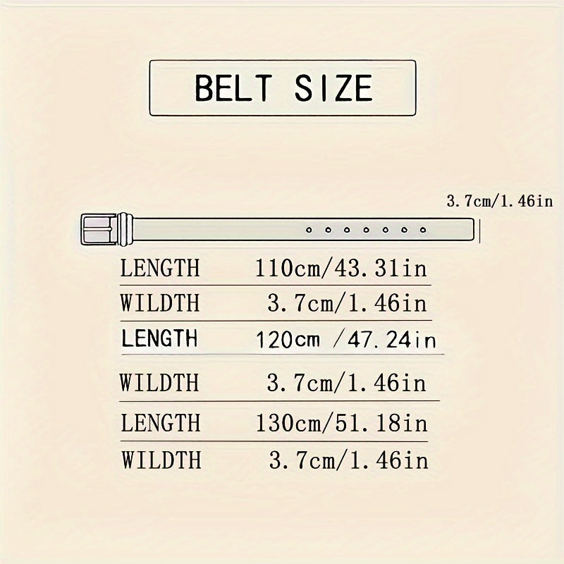 Lisslune | Men’s Genuine Leather Belt with Automatic Buckle – Classic Adjustable Cowhide Waist Belt