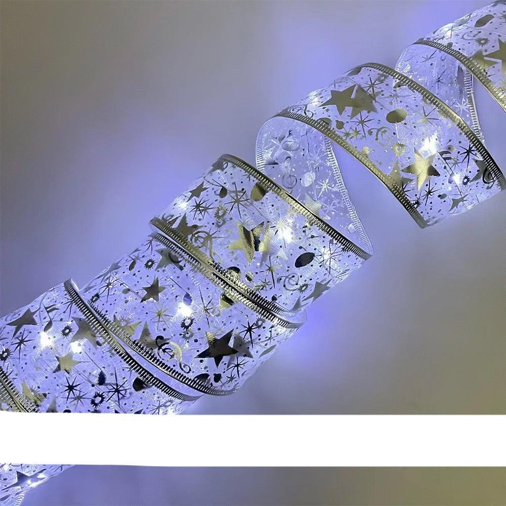 Lisslune | Magical Silk Ribbon Fairy Lights: Light Up Your Christmas Wonderland