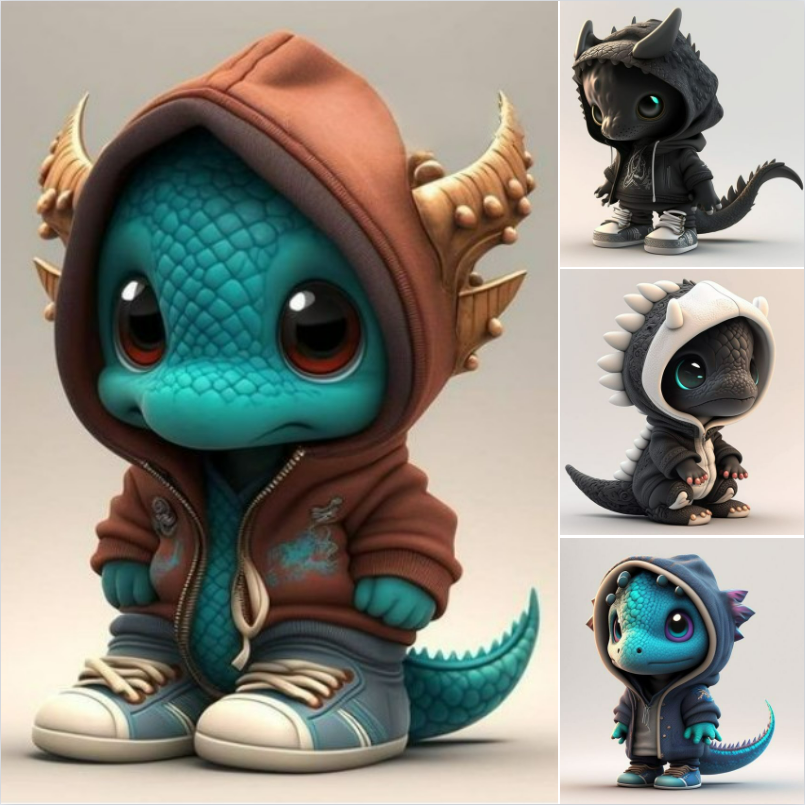 Lisslune | Cool dragon figurines