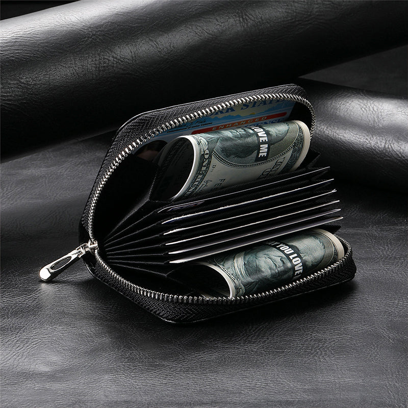 Lisslune | Intelligent AirTag-Zip RFID Leather Wallet