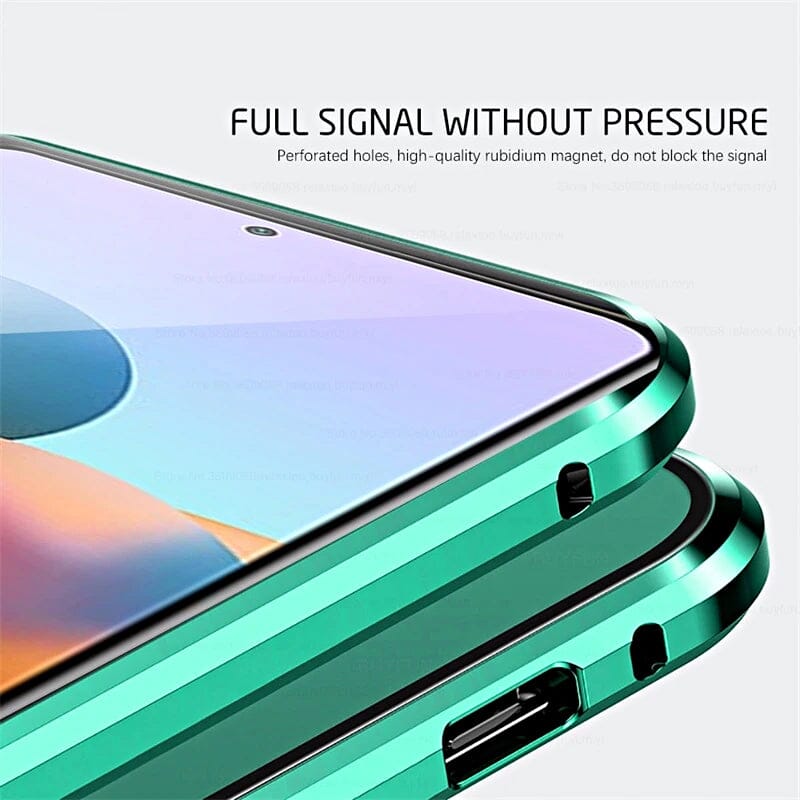 Lisslune | Magnetic tempered glass double-sided phone case for Samsung