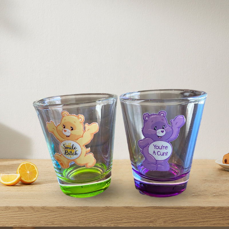 Lisslune | Swear Bears Shot Glasses, 6 Pieces