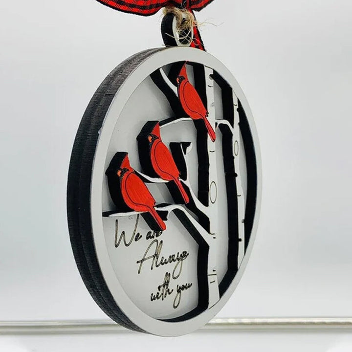 Lisslune | Handmade Memorial Ornament with Cardinals
