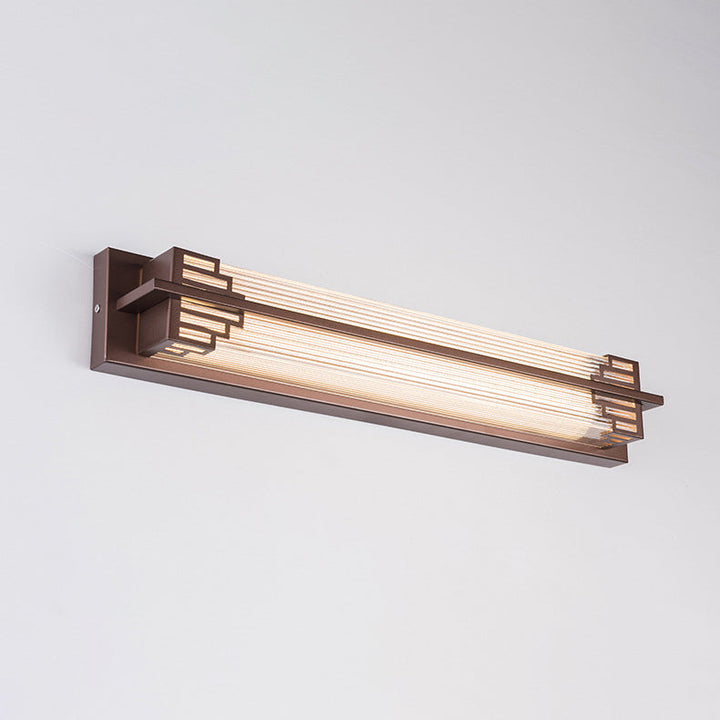 Lisslune | LumaRay Waterproof LED Wall Light | Stainless Steel Glass | Rectangular | Outdoor Lighting Terrace