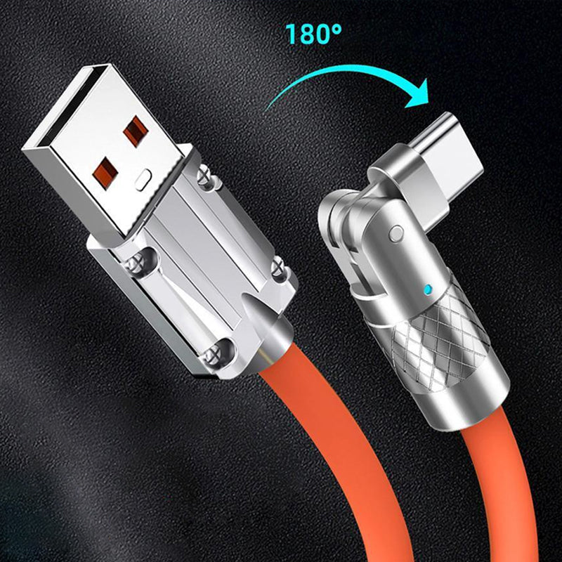 Lisslune | 180° rotatable rapid charging cable