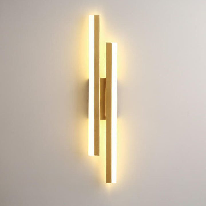 Lisslune | LuxLine Modern LED Wall Lamp | Minimalist Design | Iron & Acrylic | Dimmable Light
