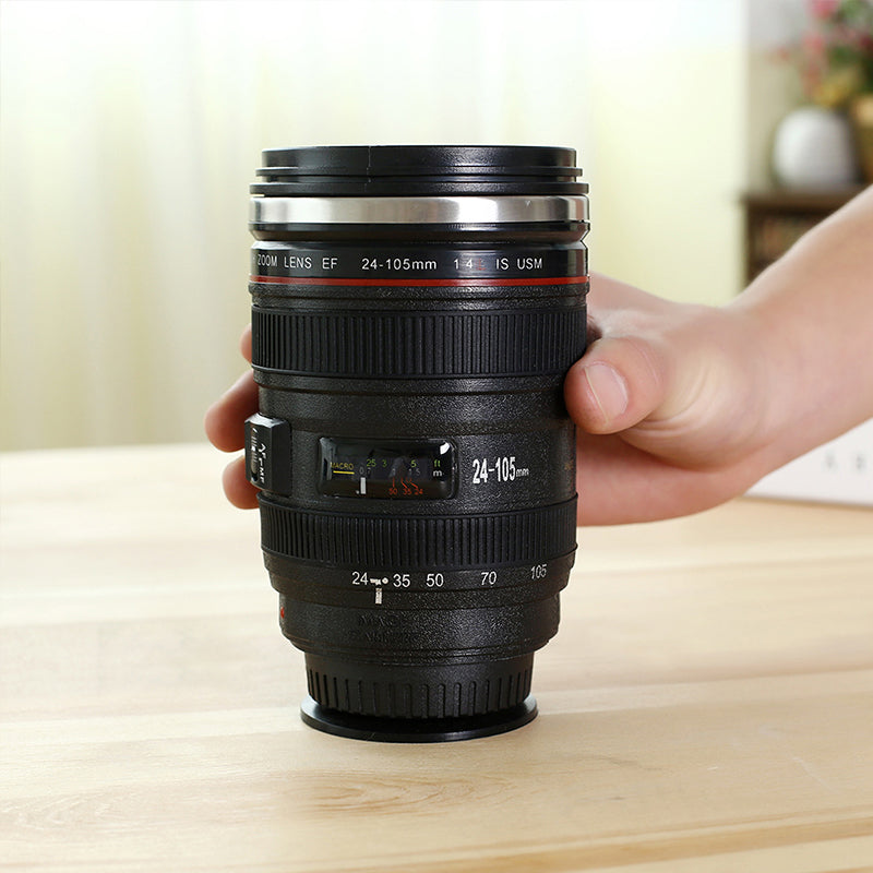 Lisslune | Camera Lens Inspired Insulated Cup Coffee Mug