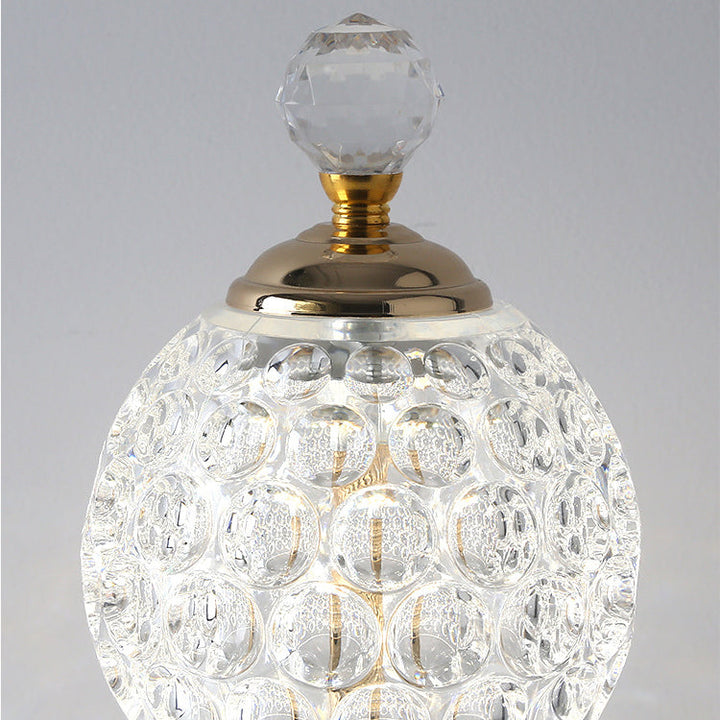 Lisslune | Modern Creative Pineapple Metal Acrylic USB LED Table Lamp for Bedroom