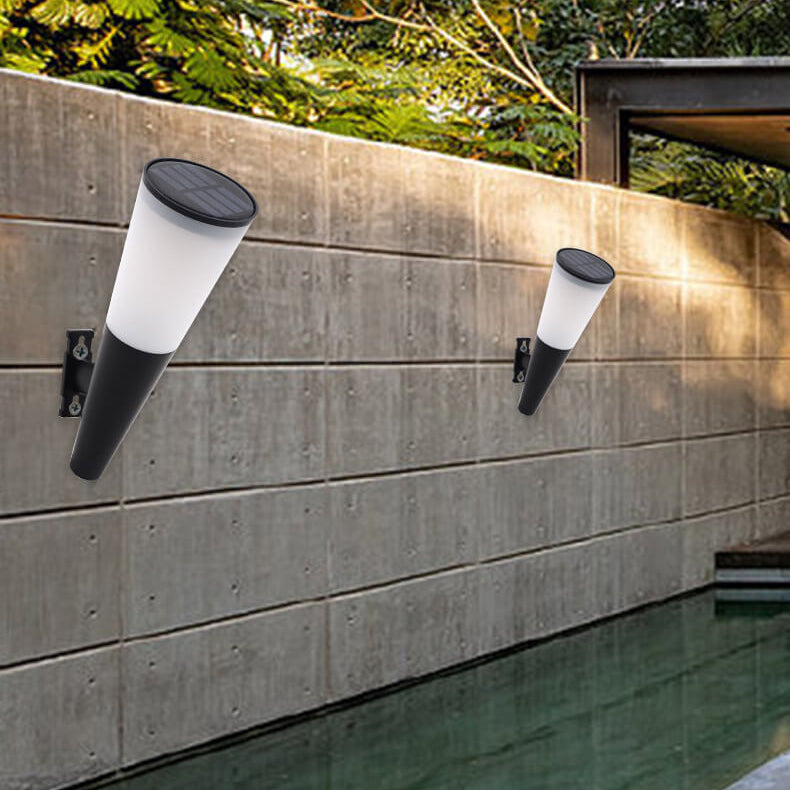 Lisslune | Truro Solar Wall Light Anthracite - Energy-Efficient Solar Outdoor Wall Illumination