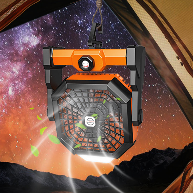 Lisslune | Portable fan for outdoor use with LED light