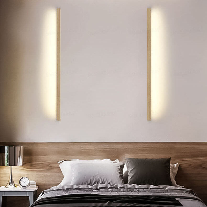 Lisslune | ZenBeam Japanese LED Wall Light | Solid Wood Design | Modern Accent Lighting