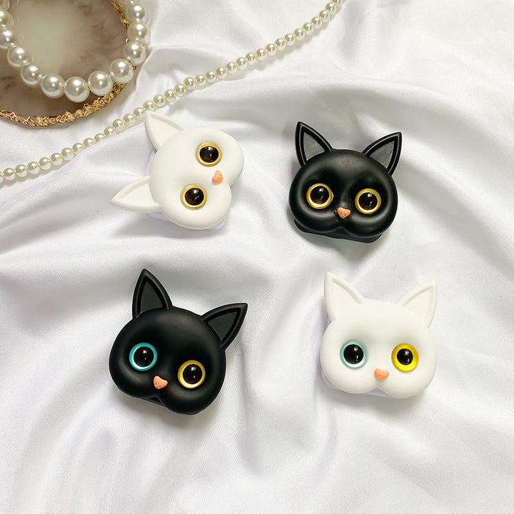 Lisslune | Portable 3D Cat Phone Holder with Makeup Mirror