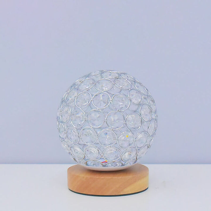 Lisslune | Modern Minimalistic Round USB Rechargeable LED Night Light Table Lamp