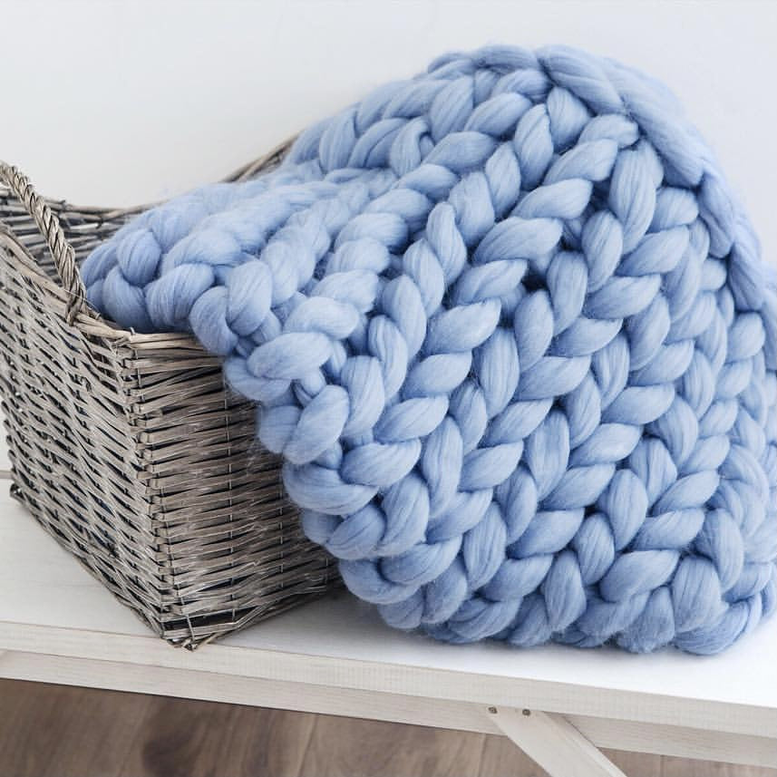 Lisslune | Chunky Knit Blanket