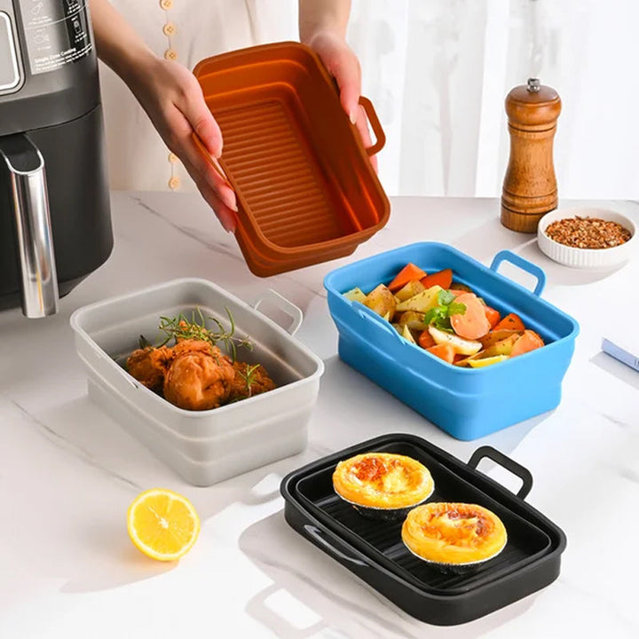 Lisslune | Foldable Air Fryer Baking Tray made of Silicone