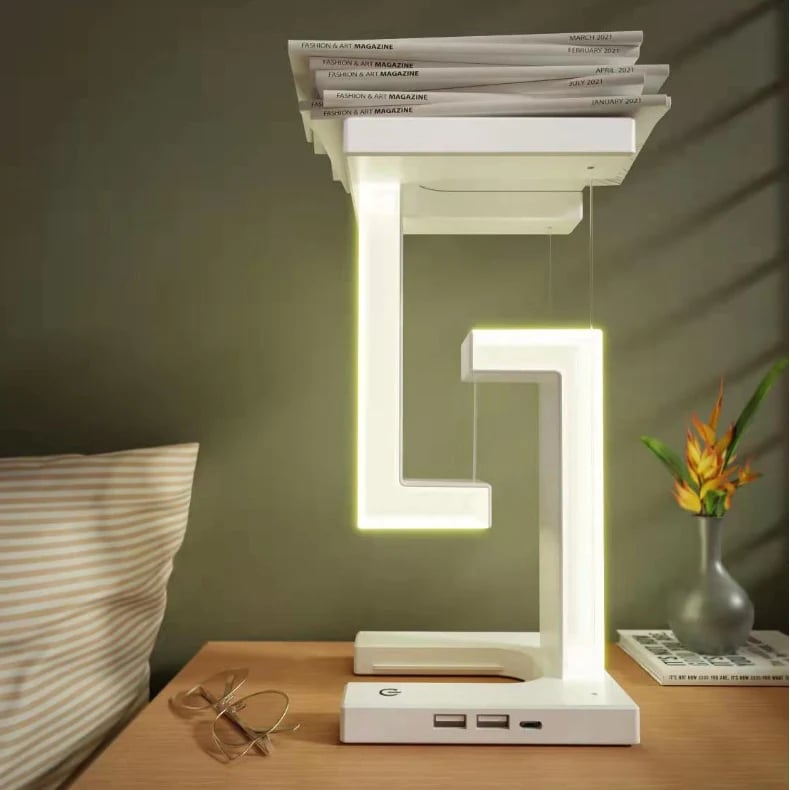 Lisslune | Wireless Charger - GlowCharge - Fast Charging - Magical Atmosphere in the Room
